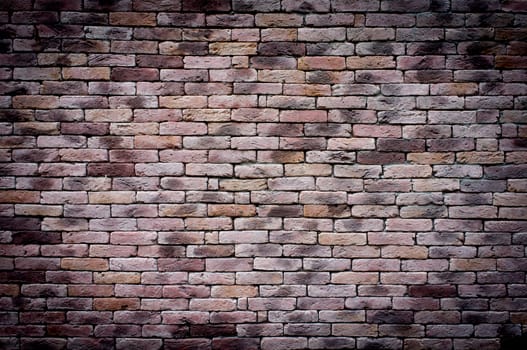 Old grunge brick wall background, vintage style