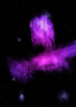 Small part of an infinite star field of space in the Universe. "Elements of this image furnished by NASA".
