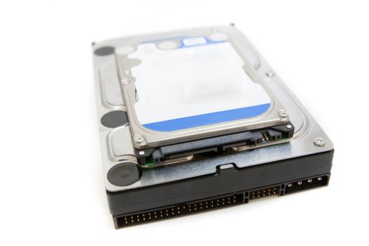 harddisk on white isolated