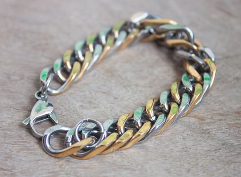 Fashion bracelet, beautiful jewelry, silver, gold, guy.