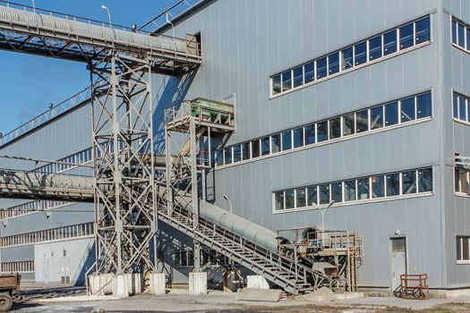 industrial building plant for the production of sugar from sugar beet