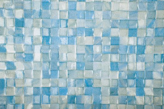 Mosaic tiles texture background. Classic ceramics tile wall texture for interior