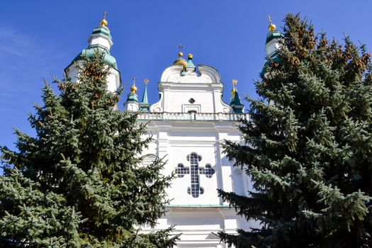 Facade of the Orthodox Cathedral of the XVII century.