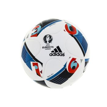 SWINDON, UK - JANUARY 2, 2016: Adidas BEAU JEU official Match Ball for the UEFA EURO 2016 football tournament in France 