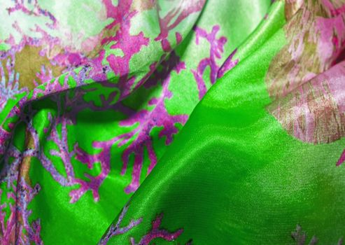 satin texture of colored fabric, for backgrounds and textures