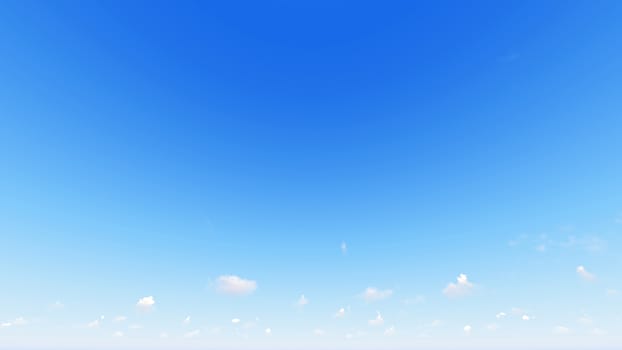 Cloudy blue sky abstract background, blue sky background with tiny clouds, 3d rendering

