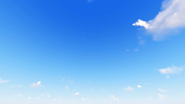 Cloudy blue sky abstract background, blue sky background with tiny clouds, 3d rendering

