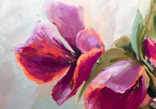 Texture oil painting, flowers, art, painted color image, paint, wallpaper and backgrounds, canvas, artist, impressionism, painting floral pattern