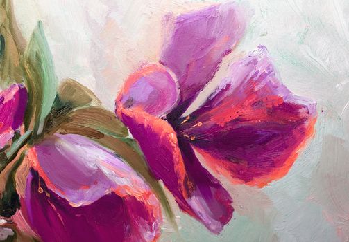 Texture oil painting, flowers, art, painted color image, paint, wallpaper and backgrounds, canvas, artist, impressionism, painting floral pattern