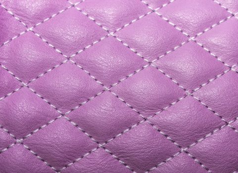 quilted texture artificial leather, stitched with thread for the background for texture