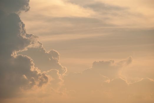 Natural background of  colorful  sky during  sunset time.