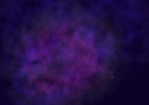 Far being shone nebula and star field against space. "Elements of this image furnished by NASA".