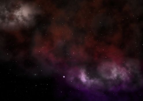 Star field in space a nebulae and a gas congestion. "Elements of this image furnished by NASA".