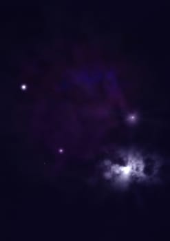 Small part of an infinite star field of space in the Universe. "Elements of this image furnished by NASA".
