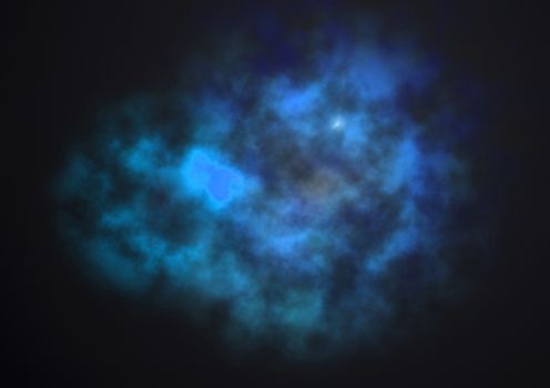 Far being shone nebula and star field against space. "Elements of this image furnished by NASA".