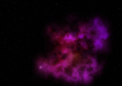 Small part of an infinite star field of space in the Universe. "Elements of this image furnished by NASA".