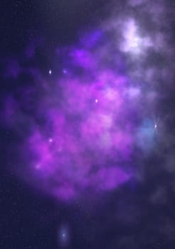 Star field in space a nebulae and a gas congestion. "Elements of this image furnished by NASA".