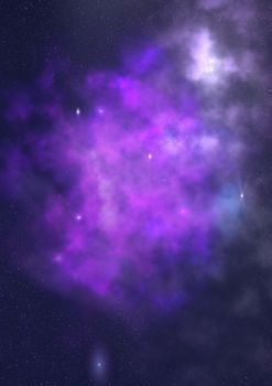 Star field in space a nebulae and a gas congestion. "Elements of this image furnished by NASA".