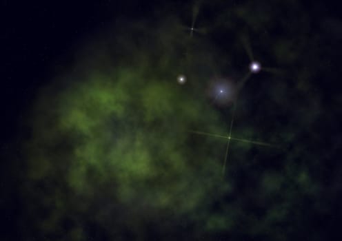Small part of an infinite star field of space in the Universe. "Elements of this image furnished by NASA".
