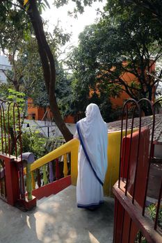 Shishu Bhavan, one of the houses established by Mother Teresa and run by the Missionaries of Charity in Kolkata, India on February 11, 2014.