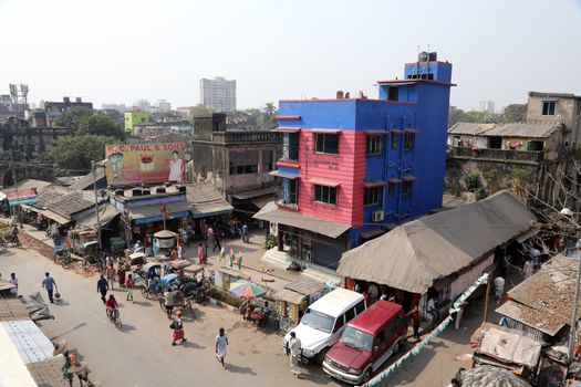 View from the Nirmal Hriday, Home for the Sick and Dying Destitutes, one of the buildings established by the Mother Teresa and run by the Missionaries of Charity in Kolkata, India on February 10, 2014.