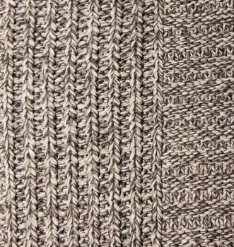 gray knitted wool knitted warm clothes for the winter fabric texture background