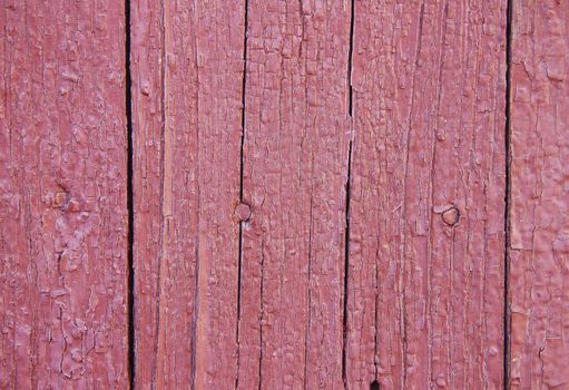 tree structure of old wooden doors and planks, painted and cracked red paint for the background and texture