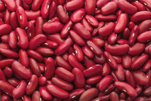 background, texture of red beans in a scattering of food 