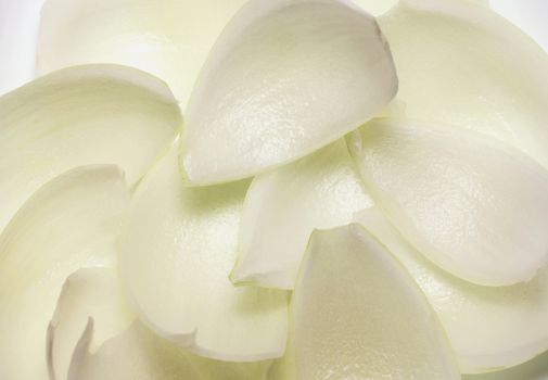 texture, background petals onion, white onion, sliced