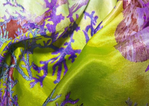satin texture of colored fabric, for backgrounds and textures