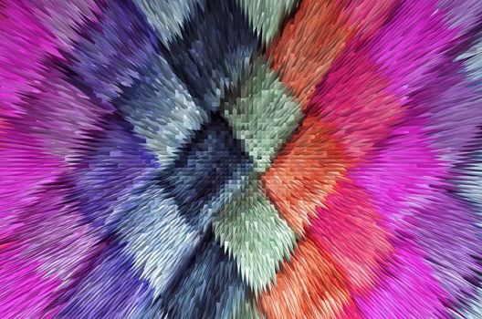  texture of colored fabric, Pyramid extrusion color background, gradient, for backgrounds and textures