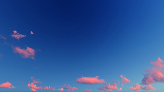 Cloudy blue sky abstract background, blue sky background with tiny clouds, 3d rendering

