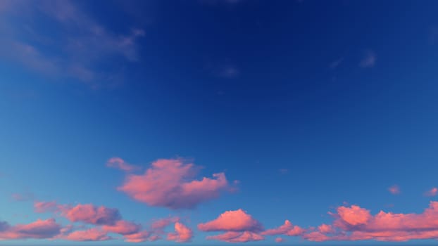 Cloudy blue sky abstract background, blue sky background with tiny clouds, 3d rendering

