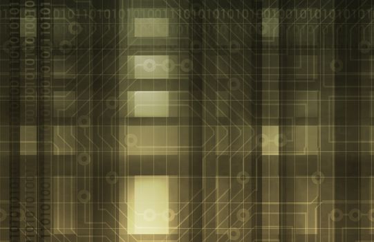 Technology Background as a Digital Abstract Art