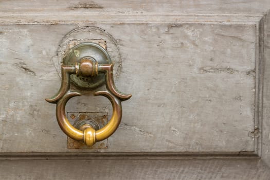 Close up of old door in Sicily, Italy.