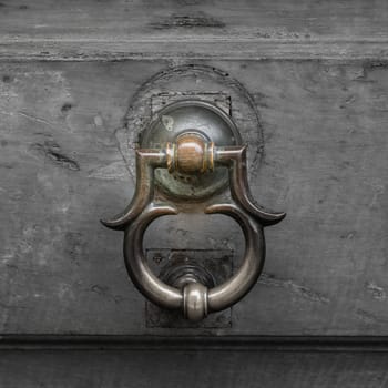 Close up of old door in Sicily, Italy.