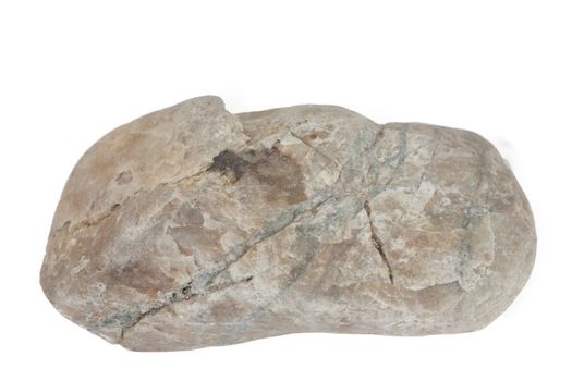 Natural stone isolated on white background 