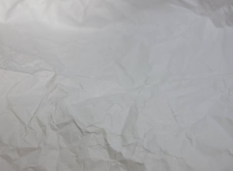white crumpled paper texture for background