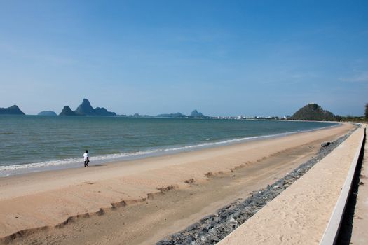 The beach boys are playing The Prachuap Khiri Khan Thailand