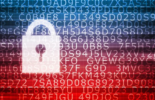 Data Center Secure Servers as a Abstract Background