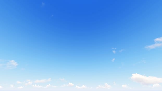 Cloudy blue sky abstract background, blue sky background with tiny clouds, 3d rendering

