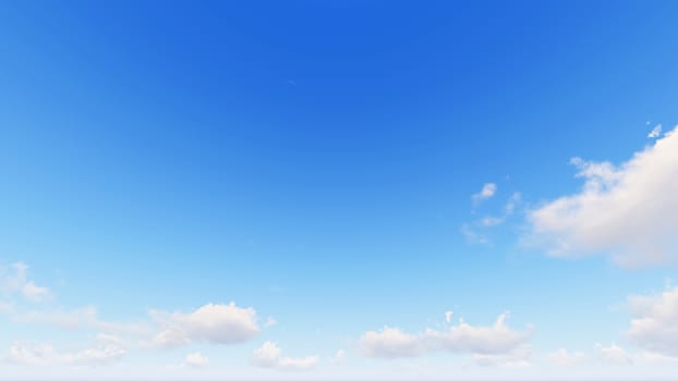 Cloudy blue sky abstract background, blue sky background with tiny clouds, 3d rendering

