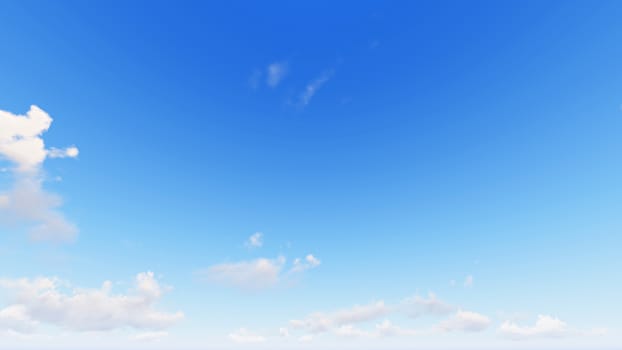 Cloudy blue sky abstract background, blue sky background with tiny clouds, 3d rendering

