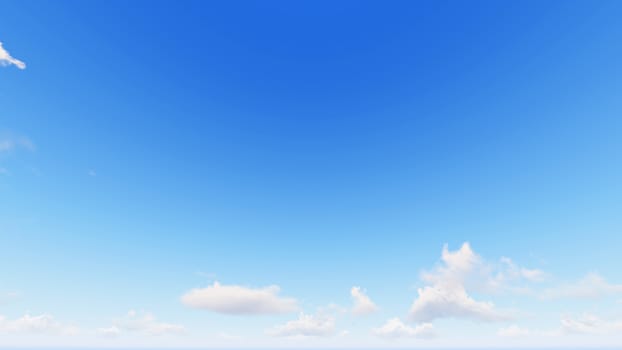 Cloudy blue sky abstract background, blue sky background with tiny clouds, 3d rendering

