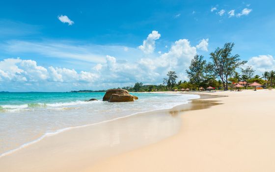 Beautiful tropical beach in Indonesia