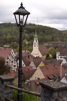 Pappenheim in the Altmuehltal in Germany