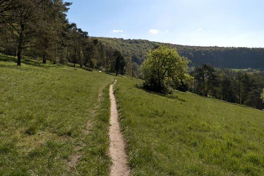 On the Altmuehltal Panorama Trail in Germany