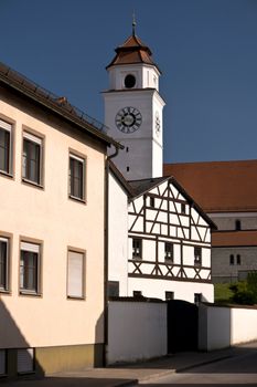 Dollnstein in the Altmuehltal in Germany