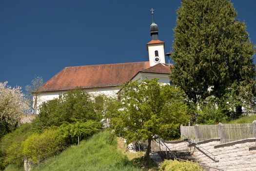 Walting in the Altmuehltal in Germany