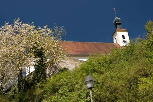 Walting in the Altmuehltal in Germany